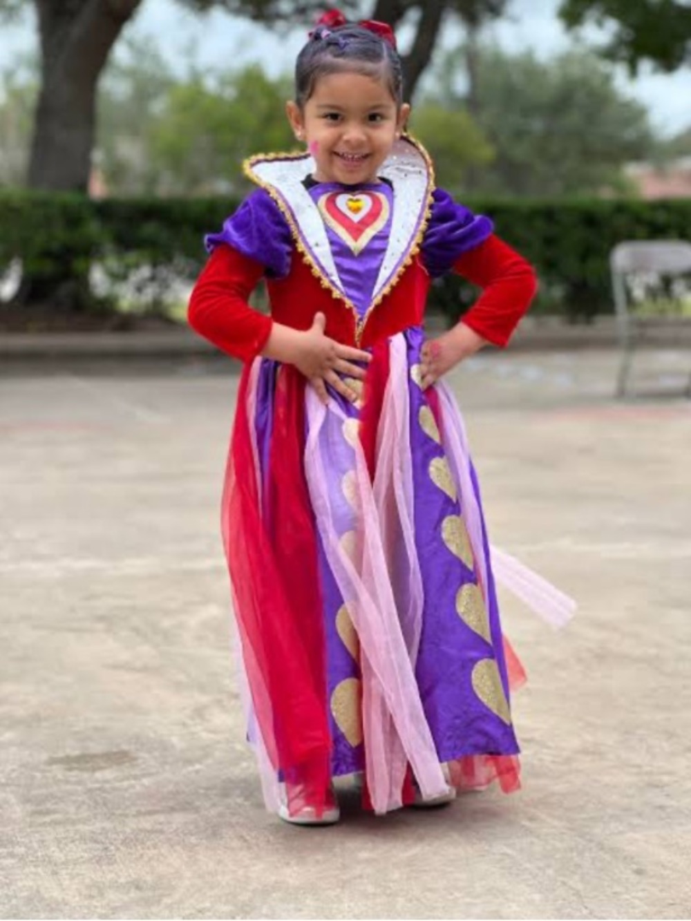 Girls Queen Of Hearts Costume